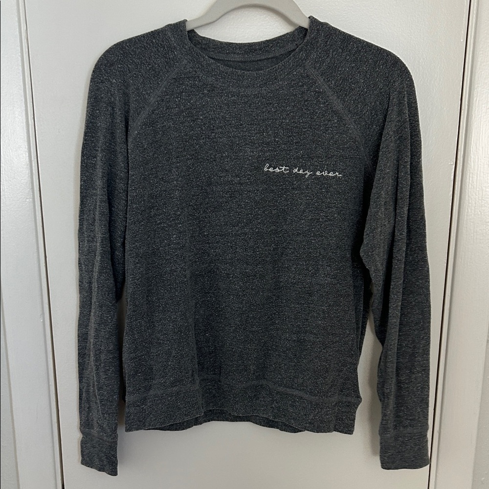 good hYOUman Charcoal Crewneck Sweater